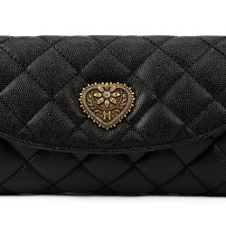 Borsa da donna a tracolla 048g nero caviale