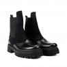 Stivaletti donna 3390 nero combinato