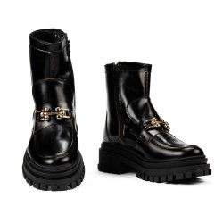 Stivaletti donna 3377 nero florantic