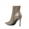 Stivaletti con tacco donna 1400 cappuccino