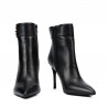 Stivaletti con tacco donna 1400 nero