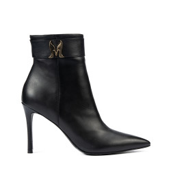Stivaletti con tacco donna 1400 nero