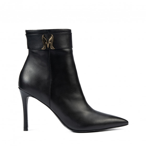 Stivaletti con tacco donna 1400 nero