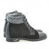 Stivaletti donna 3281 nero combinato