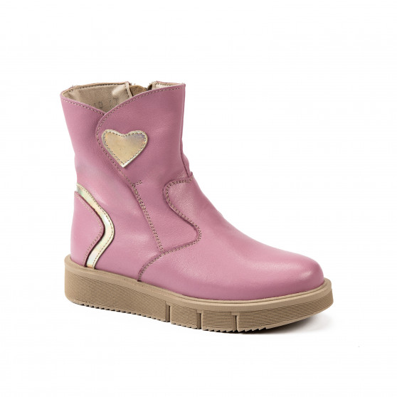 Stivaletti per bambini piccoli 110c rosa combinato