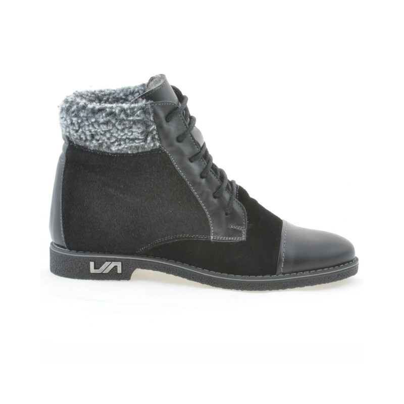 Stivaletti donna 3281 nero combinato