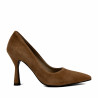 Scarpe eleganti da donna 1322 marrone velour