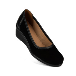 Scarpe casual donna 6094 bufalo nero combinato