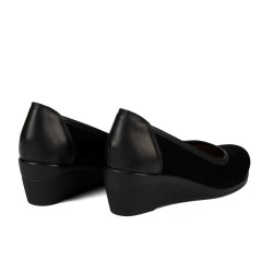 Scarpe casual donna 6094 bufalo nero combinato