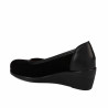 Scarpe casual donna 6094 bufalo nero combinato