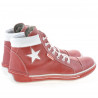Stivaletti donna 3274 rosso+bianco