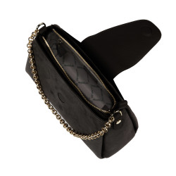 Borsa da donna a tracolla 051g scamosciato toffee