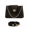 Borsa da donna a tracolla 051g scamosciato toffee