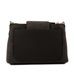 Borsa da donna a tracolla 051g scamosciato toffee