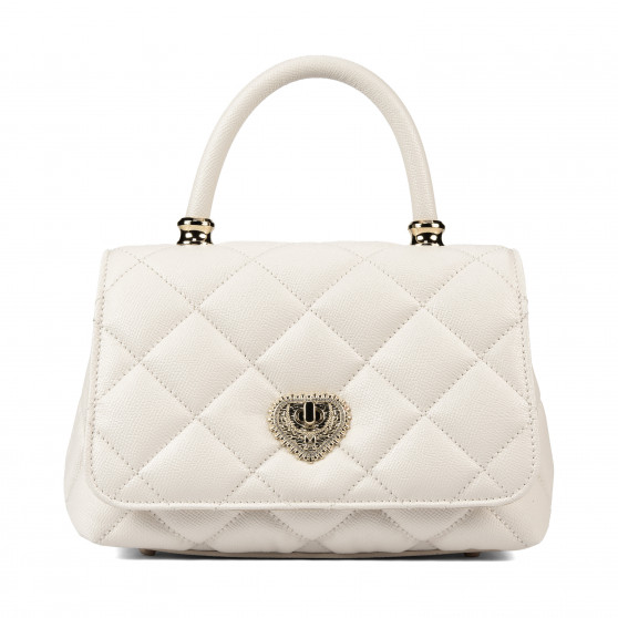 Borsa a tracolla donna 049g panna saffiano