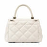 Borsa a tracolla donna 049g panna saffiano