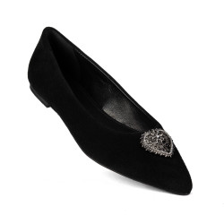 Ballerine donna 1362 nero velluto