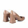 Scarpe eleganti donna 1324 vernice beige