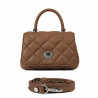 Borsa a tracolla donna 049g 01 biz mocha