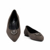 Ballerine donna 1362 sabbia velluto
