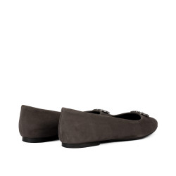 Ballerine donna 1362 sabbia velluto