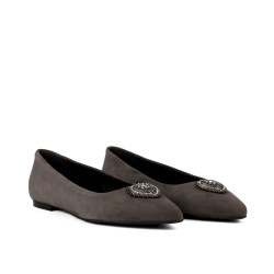 Ballerine donna 1362 sabbia velluto