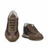 Scarpe sportive donna 6097 sabbia velluto combinato