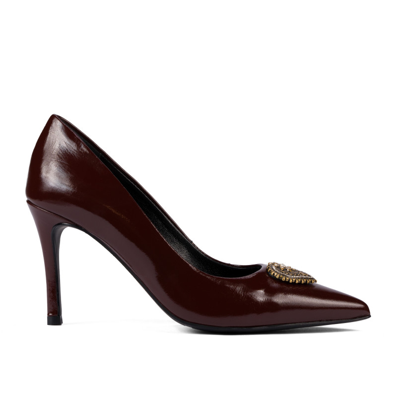 Scarpe eleganti donna 1363 vernice bordeaux