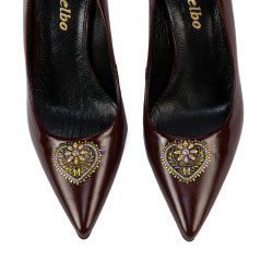 Scarpe eleganti donna 1363 vernice bordeaux