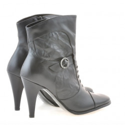 Stivali donna 1102 nero combinato