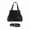Borsa a spalla da donna 004-1g nero