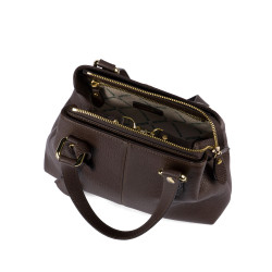 Borsa da donna a tracolla 004-1g cioccolato fondente