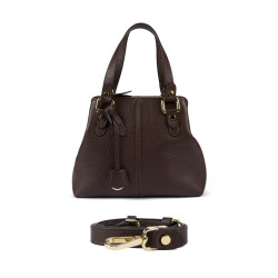 Borsa da donna a tracolla 004-1g cioccolato fondente