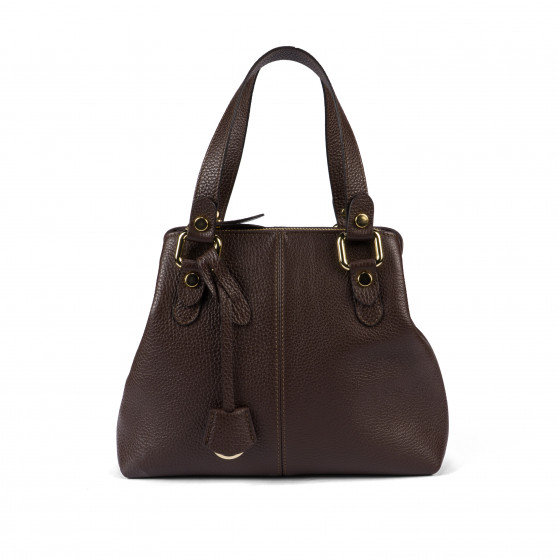 Borsa da donna a tracolla 004-1g cioccolato fondente
