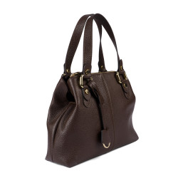 Borsa da donna a tracolla 004-1g cioccolato fondente