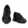 Scarpe sportive donna 6097 in velluto nero combinato