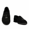 Mocassini donna 6082-1 nero velluto