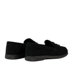 Mocassini donna 6082-1 nero velluto