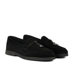 Mocassini donna 6082-1 nero velluto