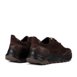 Scarpe casual/sport uomo 996 caffè velluto combinato