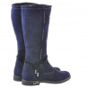Stivali donna 3276 velluto indaco