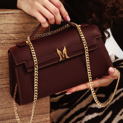 Borsa a tracolla da donna 041g bordeaux lifestyle