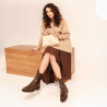 Stivaletti donna 3412 cacao lifestyle