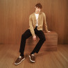 Scarpe casual uomo 992 verde kaki combinato lifestyle