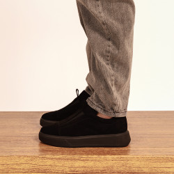 Scarpe casual donna 6095 nero velluto lifestyle