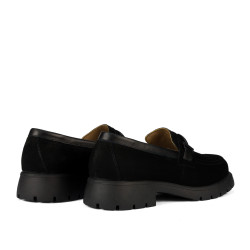Scarpe casual donna 6099 bufalo nero combinato