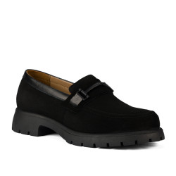 Scarpe casual donna 6099 bufalo nero combinato