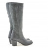 Stivali donna 3277 grigio combinato