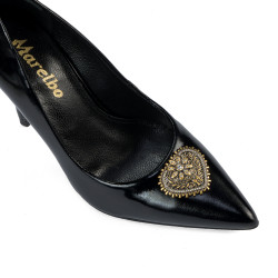 Scarpe eleganti donna 1364 vernice nera