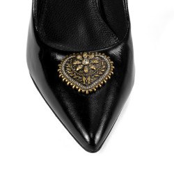 Scarpe eleganti donna 1364 vernice nera